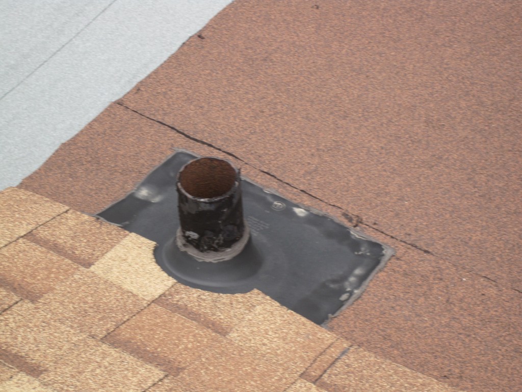Toronto-Roofing-Flat-Roof-Incorrect-flashing