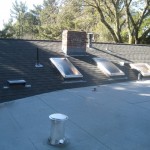 Toronto roofing flat roof modified bitumen soprema asphalt shingles skylight chimney