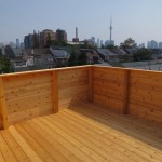 Toronto Roofing Deck rooftop carpentry construction wood cedar annex walkout installation patio flat roof decks